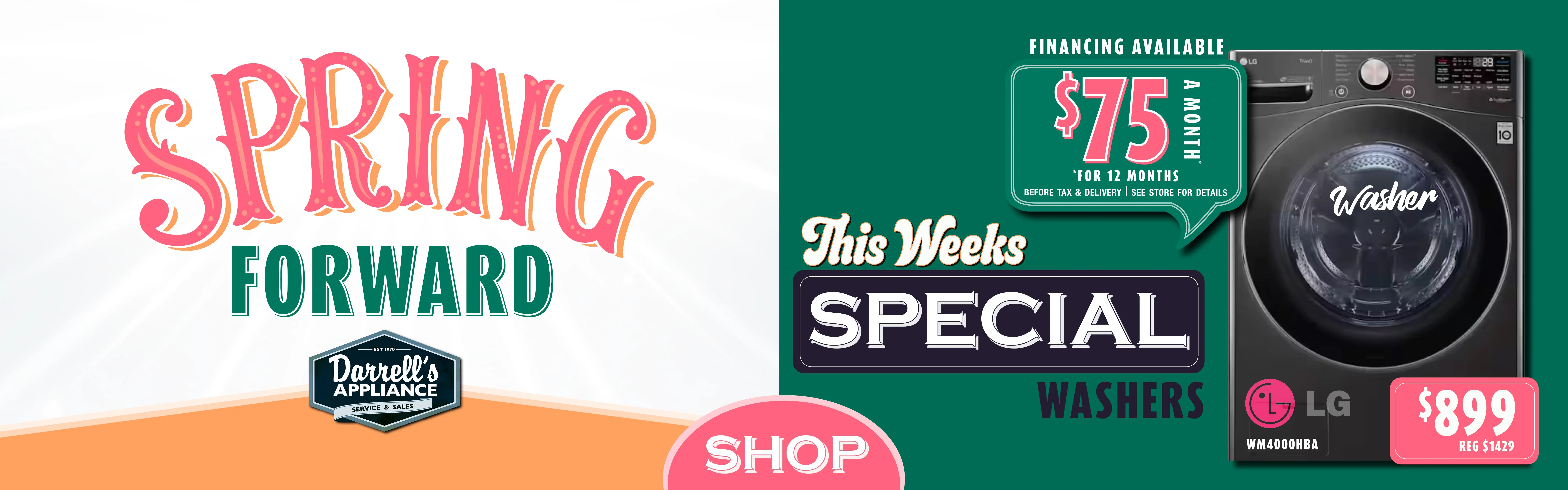 Weekly Special LG Washer